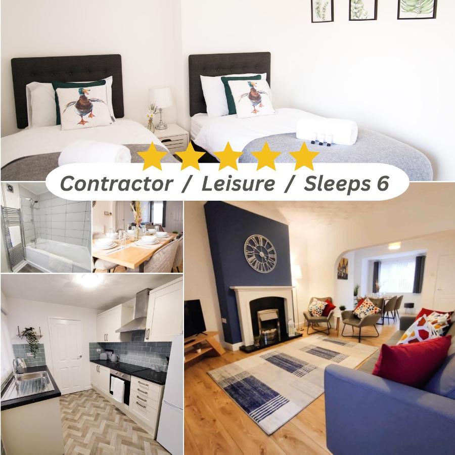 3Br-St Johns Hse-Free Parking-Workers-Kitchen-Wifi-Dog Friendly Apartment ดอนคาสเตอร์ ภายนอก รูปภาพ
